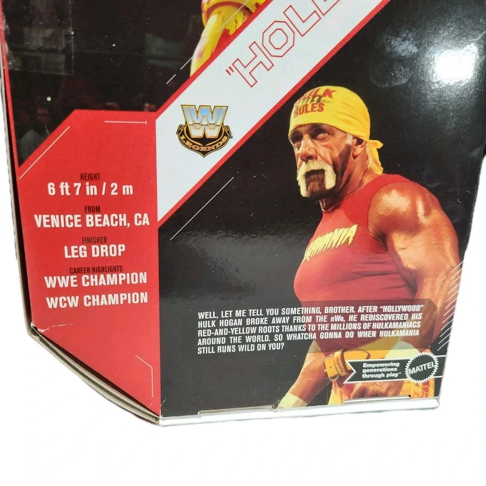 WWE Legends Ultimate Edition Hollywood Hulk Hogan Action Figure Mattel JCX33 NEW